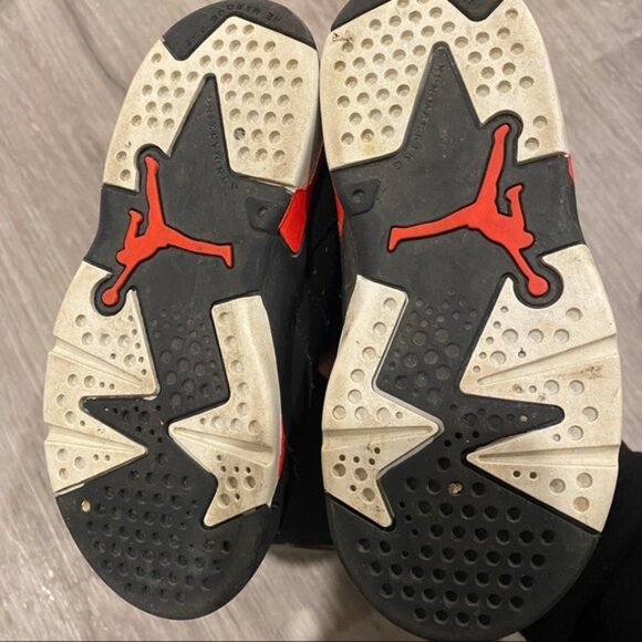 Nike Jordan VI 6 Retro Black Infrared TD Toddler Size 9C - Picture 4 of 5
